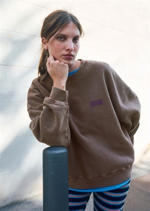 Plizzy sweat Chestnut American Vintage 